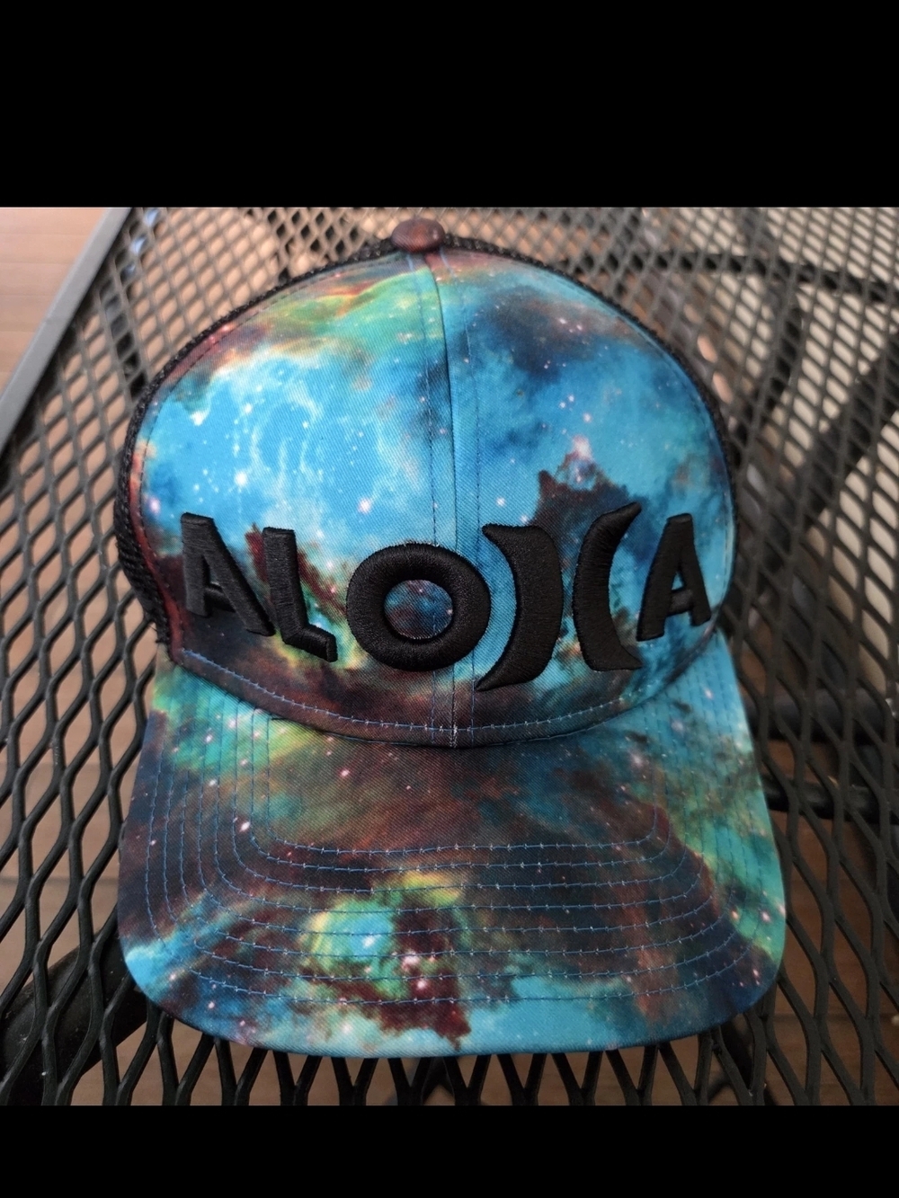 Hurley New Aloha Nebulae Blue Trucker Snapback Hat